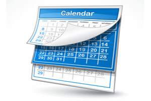 Flexible scheduling calendar